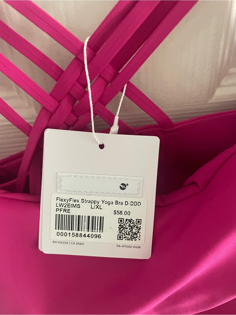 lululemon athletica Strappy Sports Bra - Hot Pink - Picture 6 of 6